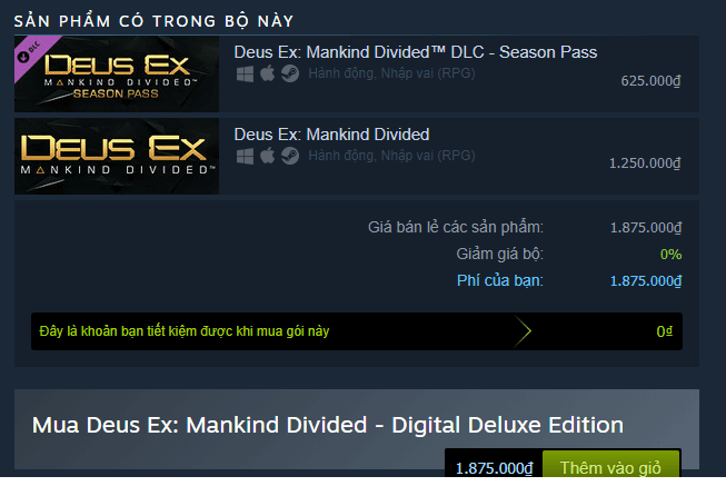 Deus Ex: Mankind Divided Digital Deluxe Edition Steam Key 2 Deus Ex: Mankind Divided Digital Deluxe Edition Steam Key 1
