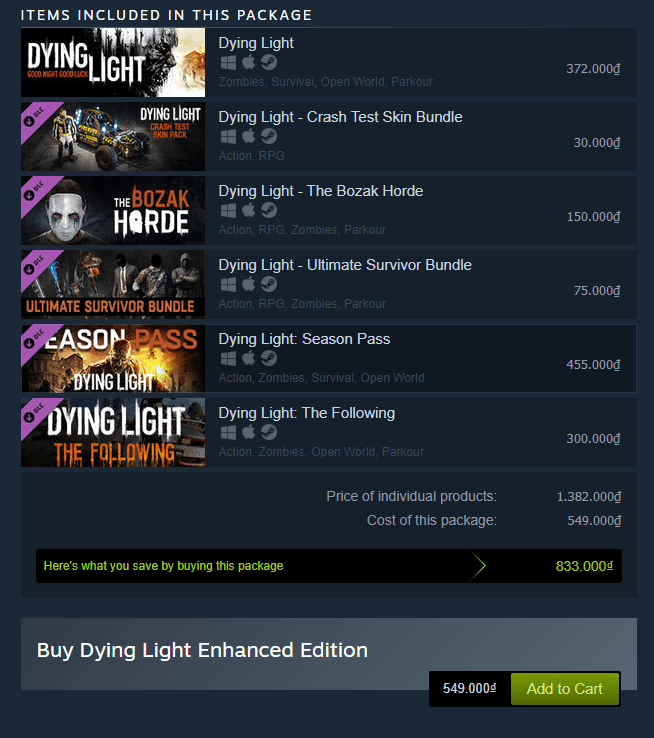 Dying Light: The Following (Enhanced Edition) Steam Key 2 Dying Light: The Following (Enhanced Edition) Steam Key 1