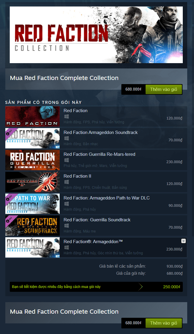 Red Faction Collection Steam Key 2 Red Faction Collection Steam Key 1