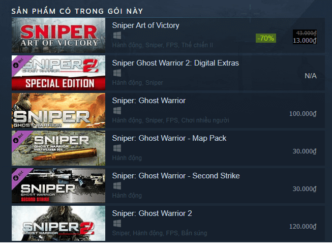 Sniper: Ghost Warrior Trilogy Steam Key 2 Sniper: Ghost Warrior Trilogy Steam Key 1