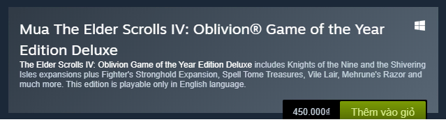 The Elder Scrolls IV: Oblivion Game of the Year Edition Deluxe 2 The Elder Scrolls IV: Oblivion Game of the Year Edition Deluxe 1