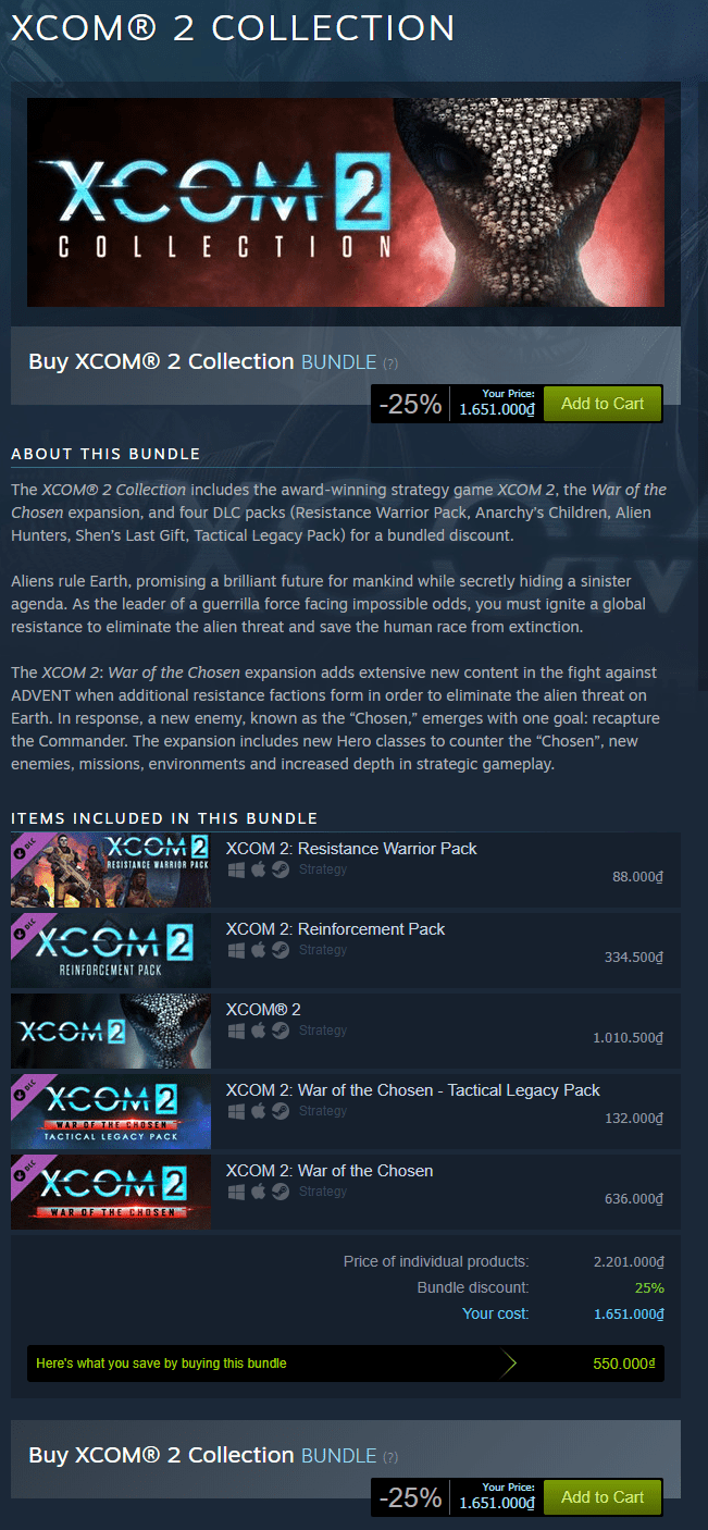 XCOM 2 Collection Steam Key 1