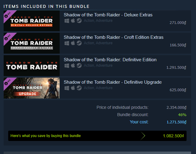 Shadow of the Tomb Raider (Definitive Edition) Steam Key 1