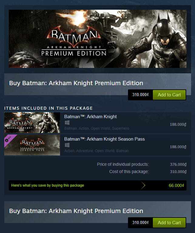 Batman: Arkham Knight (Premium Edition) Steam Key