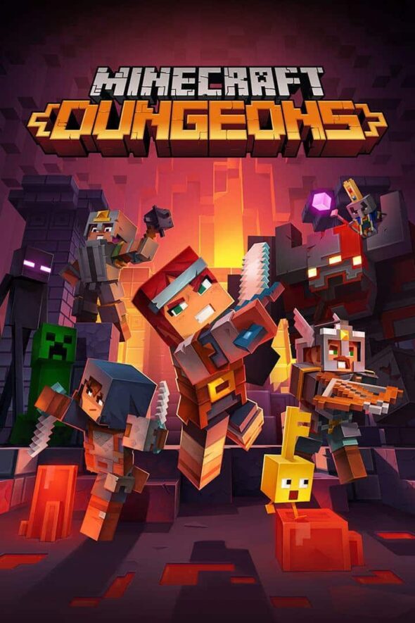 Những tựa game bản quyền hay nhất 10 pdp-boxart-minecraft-dungeons muaga.me (1)