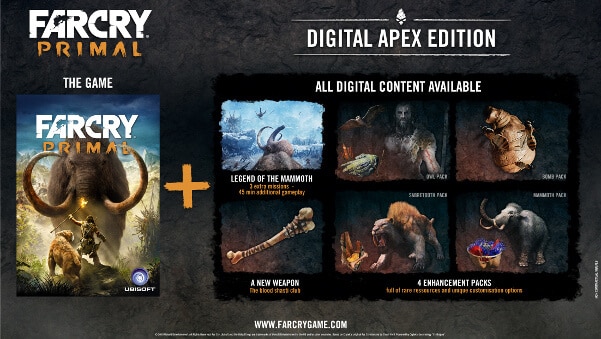 Far Cry Primal Digital Apex Edition Uplay Key 1
