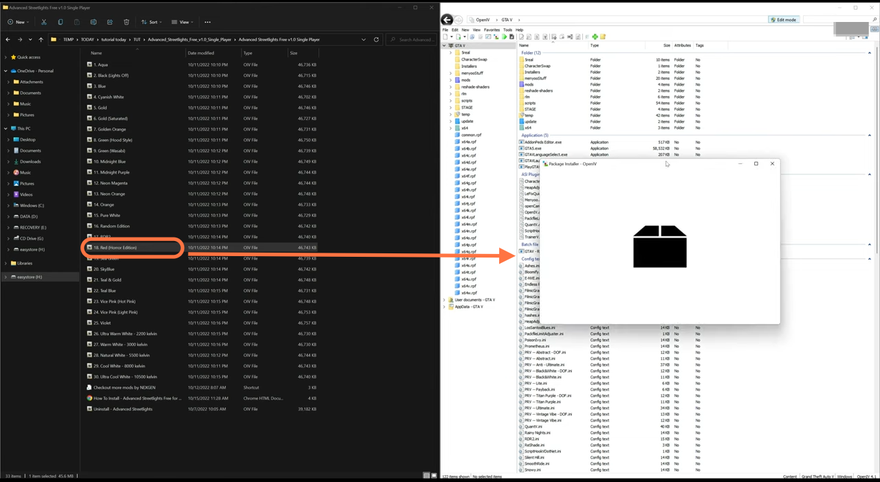 Cách cài đặt Advanced Streetlights Ultimate Mod trong GTA 5 8 bước không có tiêu đề